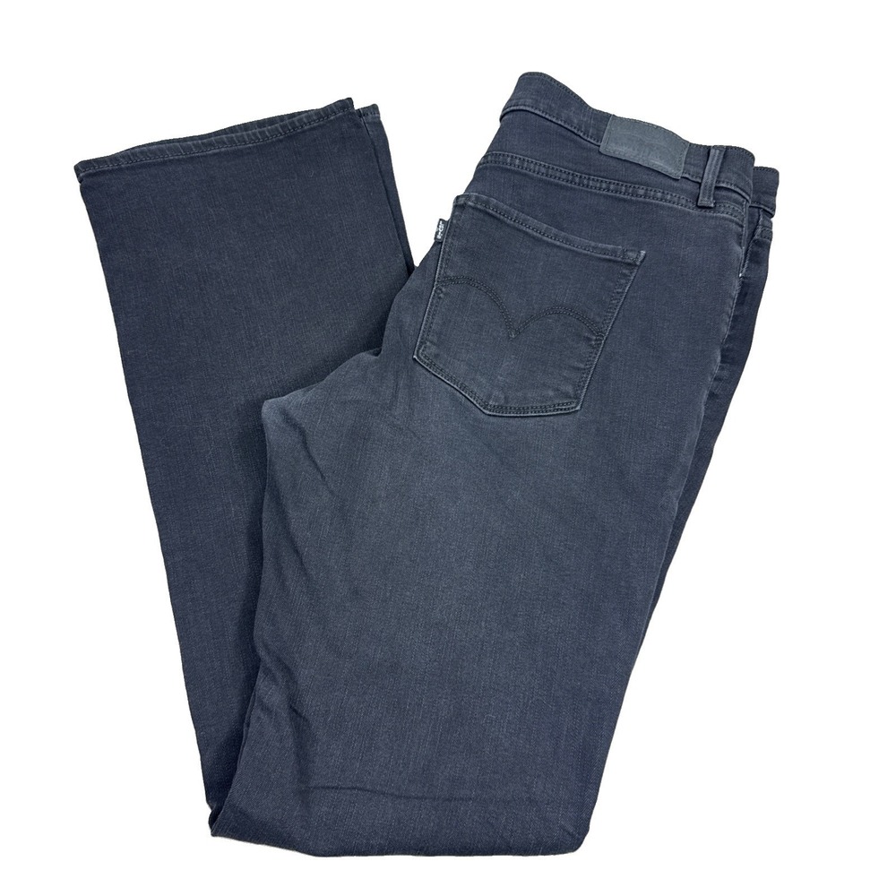 Levi's 315 Jeans Women's 31X34 Shaping Bootcut Black Denim Stretch Black Tab